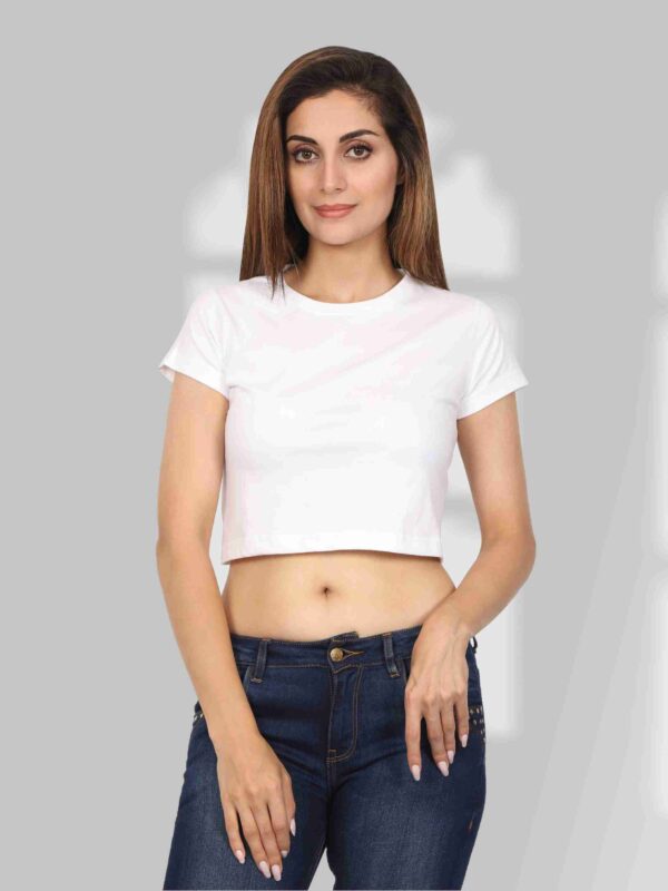 White Crop Top