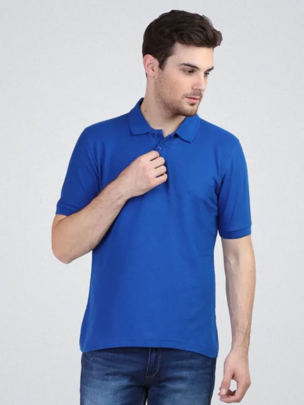Polo Half Sleeve T-shirt Royal Blue