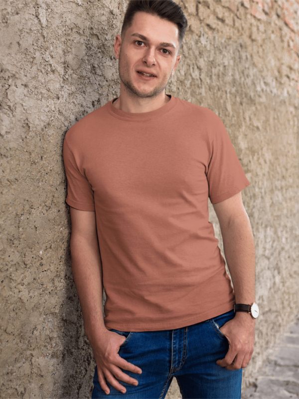 Classic Half Sleeve T-Shirt Copper