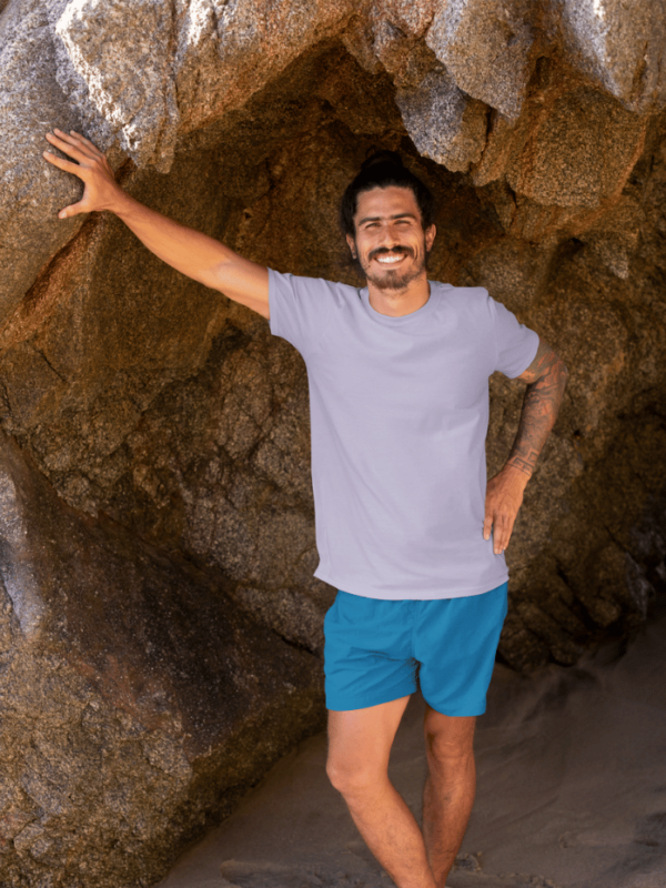 Classic Half Sleeve T-Shirt Lavender