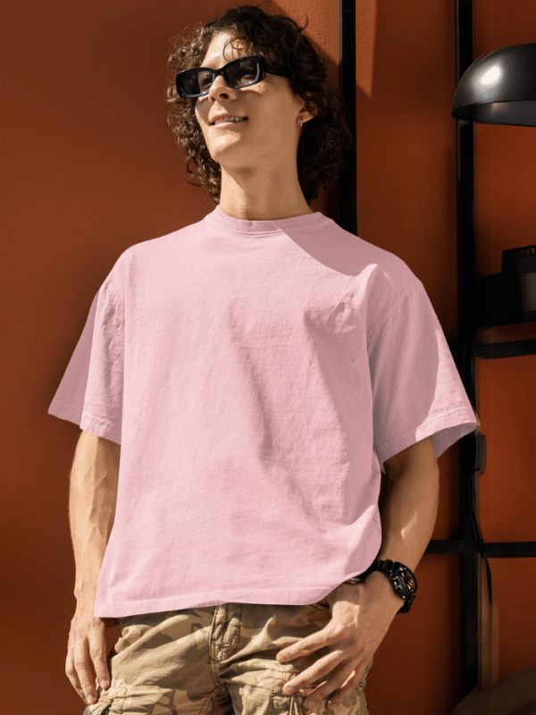 Oversized Classic T-Shirt Light Baby Pink