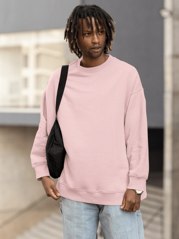 Oversized Hoodie Sweatshirts Light Pink