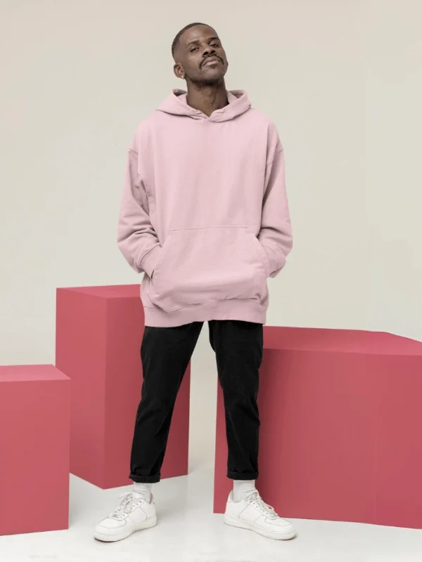 Oversized Sweatshirts Light Pink