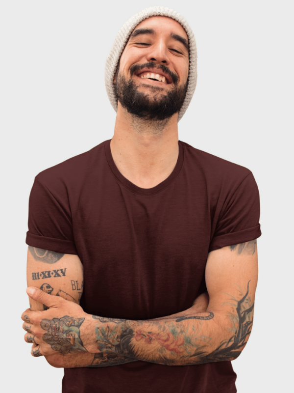 Classic Half Sleeve T-Shirt Classic Maroon