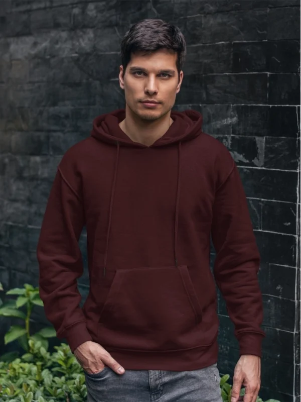 Hooded SweatShirt Maroon