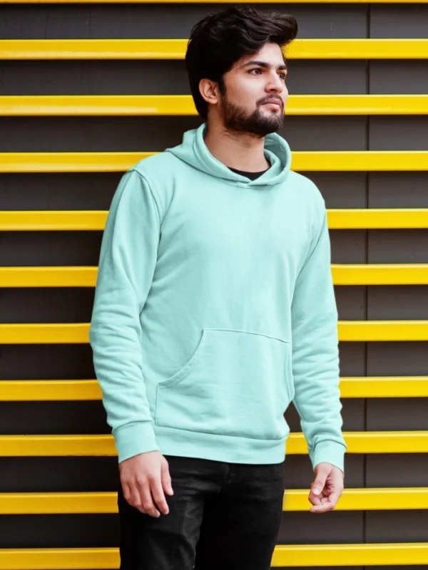 Mens Hoodie Mint Color