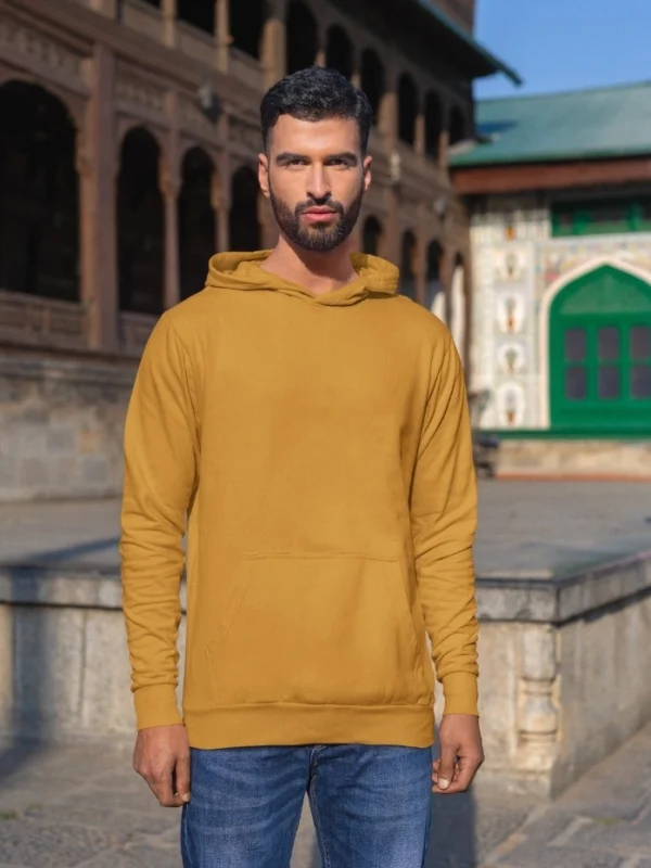 Hooded SweatShirt Mustard Yellow