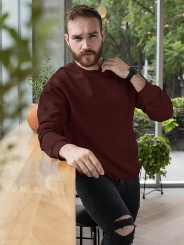 Maroon-Sweatshirt-for-Men