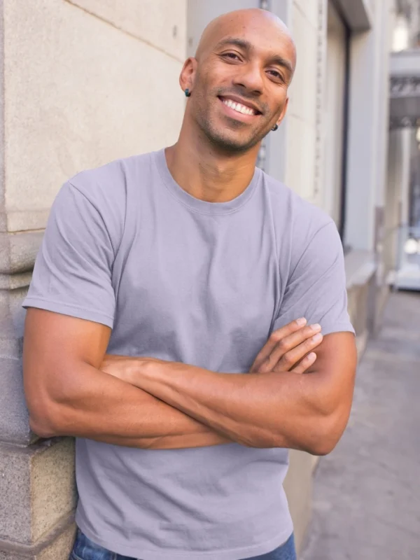 Mens Supima T_Shirt Lavender