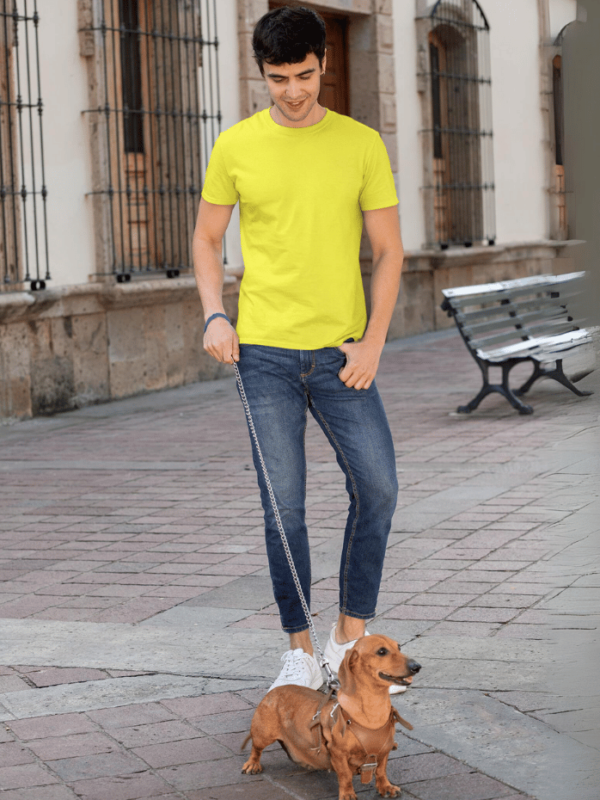 Classic Half Sleeve T-Shirt New Yellow