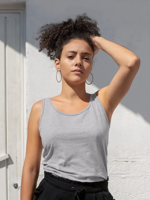 Women-Tank-Top-Grey-Melange