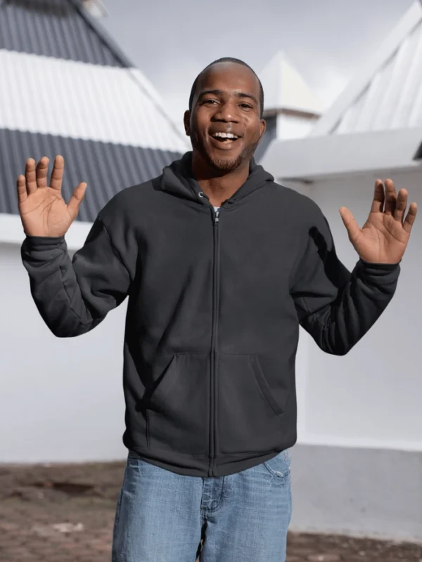 Zip-Hoodies-Black-For-Men