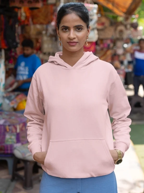Light Pink Women Hoodie