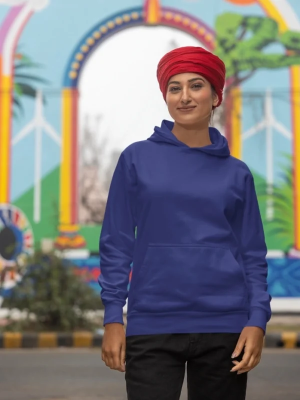 Royal Blue Women Hoodie